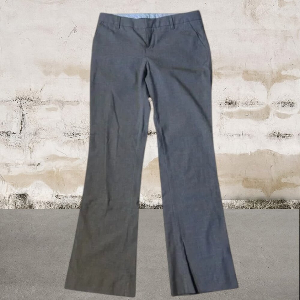 GAP Women's Hip Slung Fit Gray Boot Cut Flare Pants Size 4